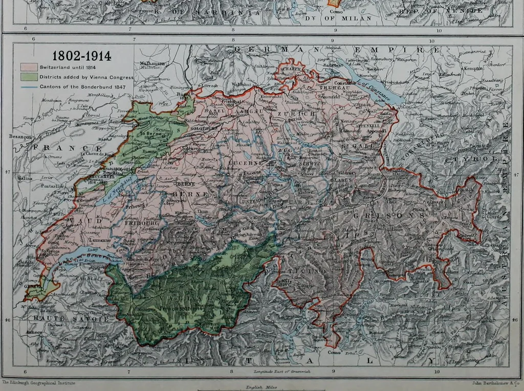 An illustration from An historical atlas of modern Europe from 1789-1914, with an historical and explanatory text, 1915, leaf 43