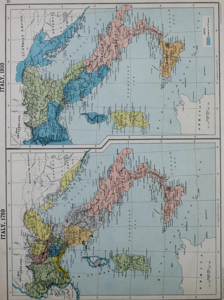 An illustration from An historical atlas of modern Europe from 1789-1914, with an historical and explanatory text, 1915, leaf 44