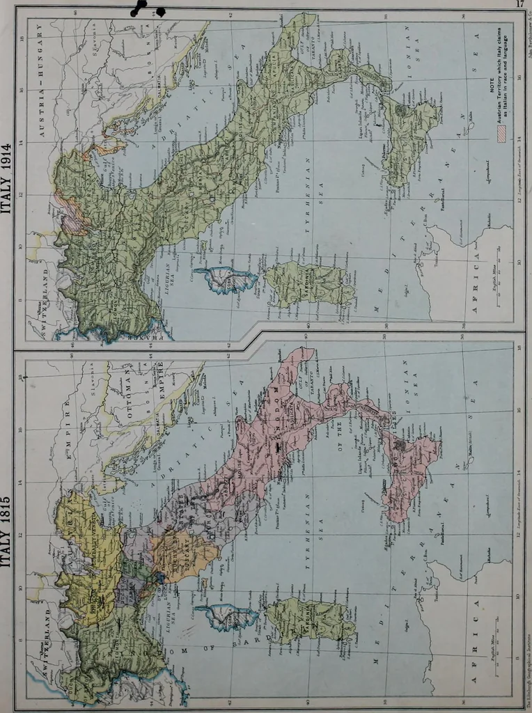 An illustration from An historical atlas of modern Europe from 1789-1914, with an historical and explanatory text, 1915, leaf 45