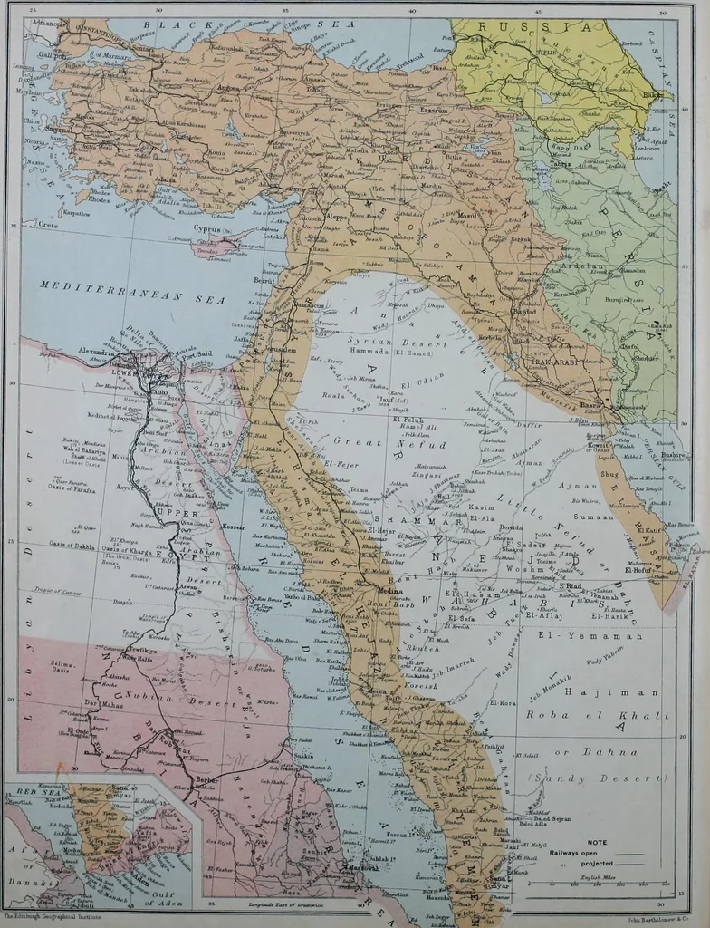 An illustration from An historical atlas of modern Europe from 1789-1914, with an historical and explanatory text, 1915, leaf 54