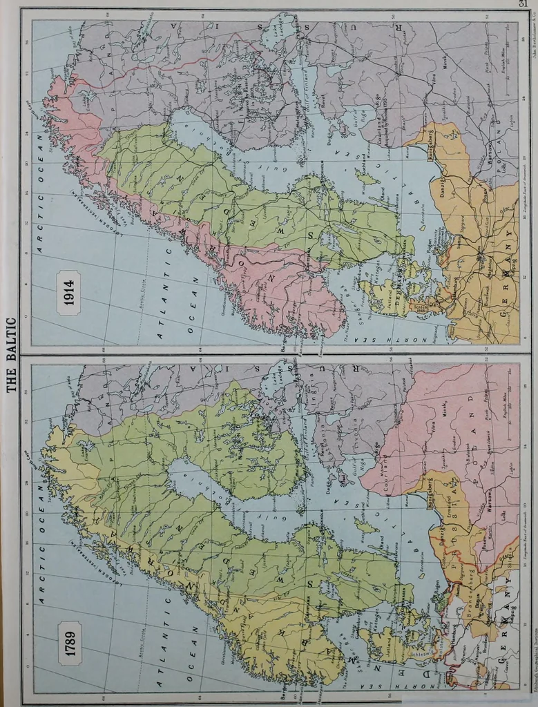 An illustration from An historical atlas of modern Europe from 1789-1914, with an historical and explanatory text, 1915, leaf 59
