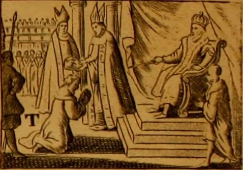 An illustration from Historical collections of private passages of state : weighty matters in law. Remarkable proceedings in five Parliaments. Beginning the sixteenth year of King James, anno 1618. And ending the fifth year of King Charls, anno 1629, 1682, leaf 35