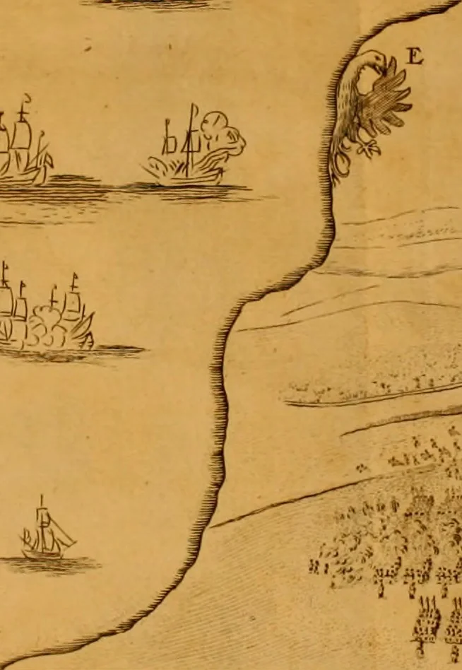 An illustration from Historical collections of private passages of state : weighty matters in law. Remarkable proceedings in five Parliaments. Beginning the sixteenth year of King James, anno 1618. And ending the fifth year of King Charls, anno 1629, 1682, leaf 35