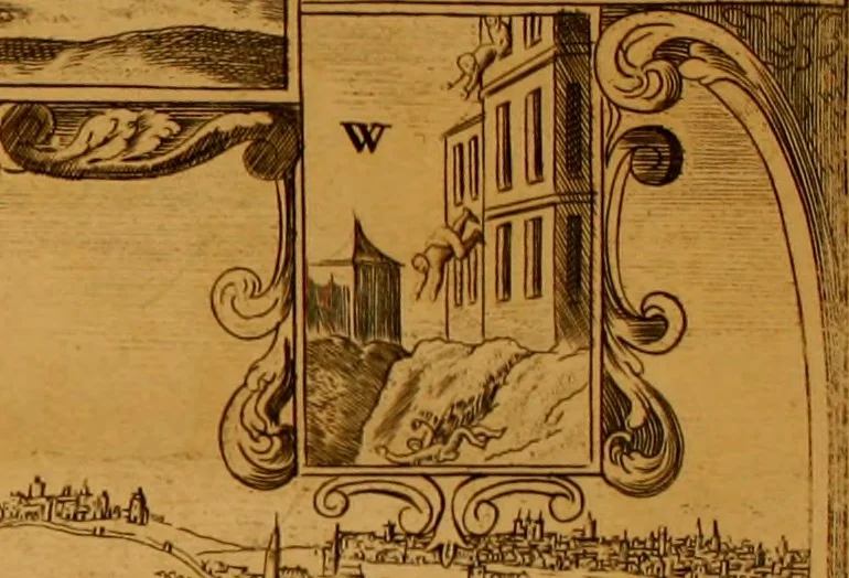 An illustration from Historical collections of private passages of state : weighty matters in law. Remarkable proceedings in five Parliaments. Beginning the sixteenth year of King James, anno 1618. And ending the fifth year of King Charls, anno 1629, 1682, leaf 35