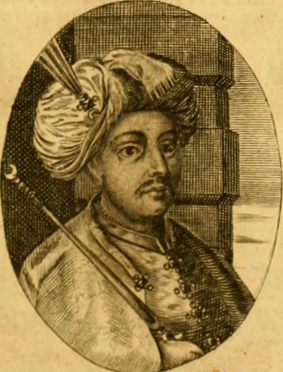 An illustration from Historical collections of private passages of state : weighty matters in law. Remarkable proceedings in five Parliaments. Beginning the sixteenth year of King James, anno 1618. And ending the fifth year of King Charls, anno 1629, 1682, leaf 6