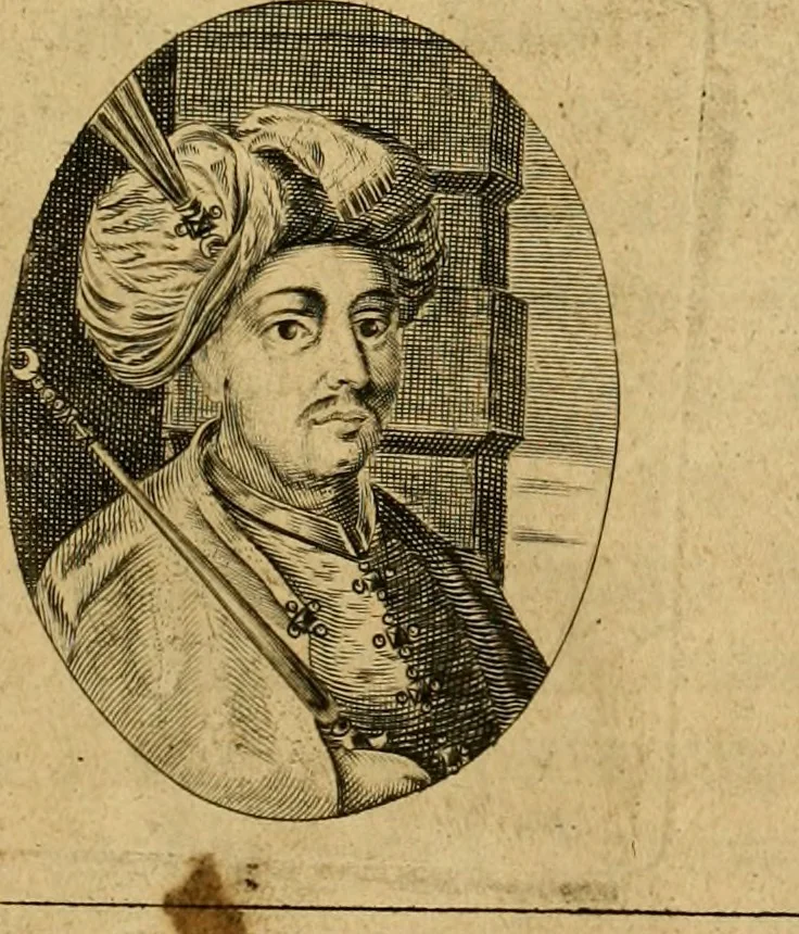 An illustration from Historical collections of private passages of state : weighty matters in law. Remarkable proceedings in five Parliaments. Beginning the sixteenth year of King James, anno 1618. And ending the fifth year of King Charls, anno 1629, 1682, leaf 4