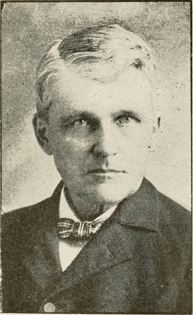 An illustration from Historical data and life sketches of the deceased ministers of the Indiana Conference of the Evangelical Association, 1835 to 1915, 1915, leaf 117