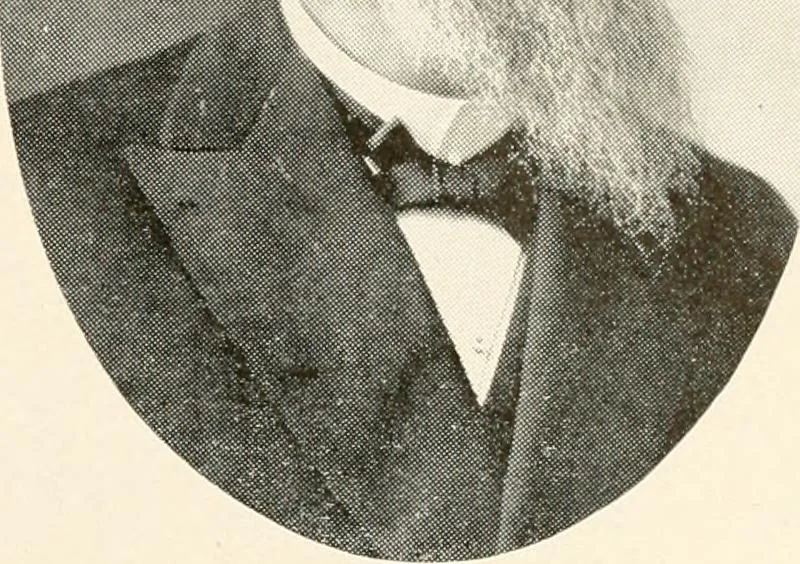 An illustration from Historical data and life sketches of the deceased ministers of the Indiana Conference of the Evangelical Association, 1835 to 1915, 1915, leaf 128