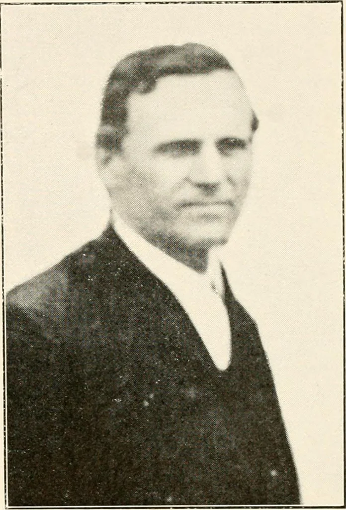 An illustration from Historical data and life sketches of the deceased ministers of the Indiana Conference of the Evangelical Association, 1835 to 1915, 1915, leaf 130