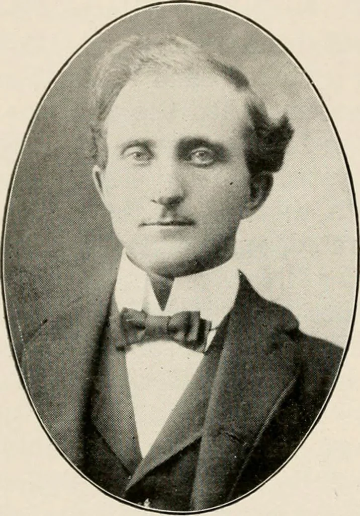 An illustration from Historical data and life sketches of the deceased ministers of the Indiana Conference of the Evangelical Association, 1835 to 1915, 1915, leaf 143