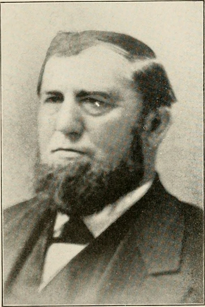 An illustration from Historical data and life sketches of the deceased ministers of the Indiana Conference of the Evangelical Association, 1835 to 1915, 1915, leaf 145