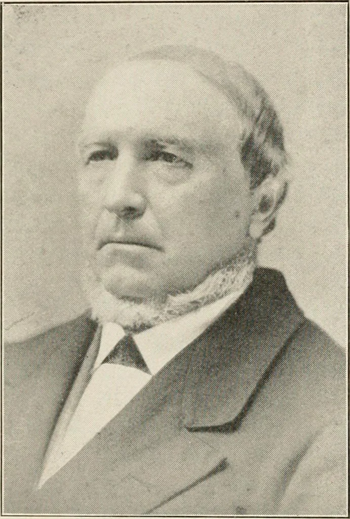 An illustration from Historical data and life sketches of the deceased ministers of the Indiana Conference of the Evangelical Association, 1835 to 1915, 1915, leaf 195