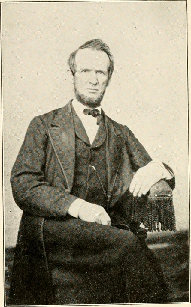 An illustration from Historical data and life sketches of the deceased ministers of the Indiana Conference of the Evangelical Association, 1835 to 1915, 1915, leaf 258