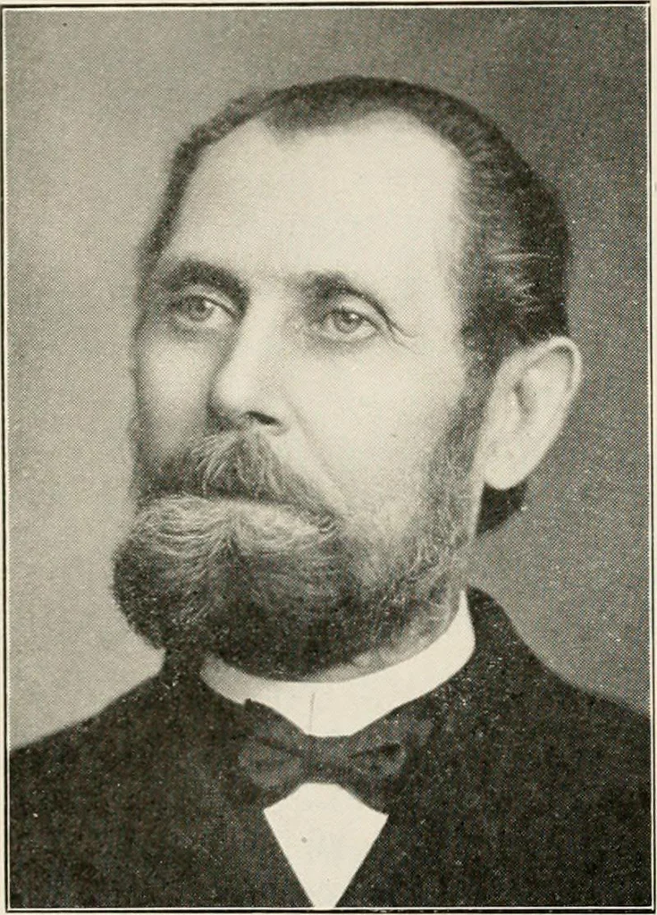 An illustration from Historical data and life sketches of the deceased ministers of the Indiana Conference of the Evangelical Association, 1835 to 1915, 1915, leaf 283