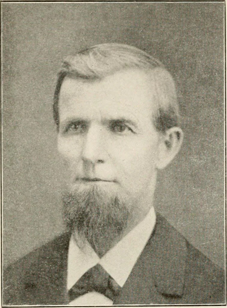 An illustration from Historical data and life sketches of the deceased ministers of the Indiana Conference of the Evangelical Association, 1835 to 1915, 1915, leaf 299