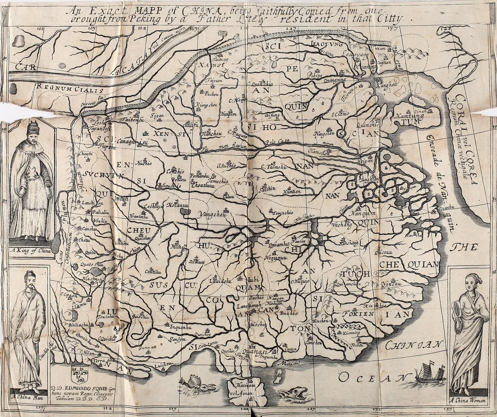 An illustration from Historical essay endeavoring a probability that the language of the empire of China is the primitive language /, 1669, leaf 11