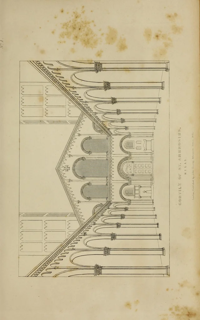 An illustration from An historical essay on architecture, 1835, leaf 12
