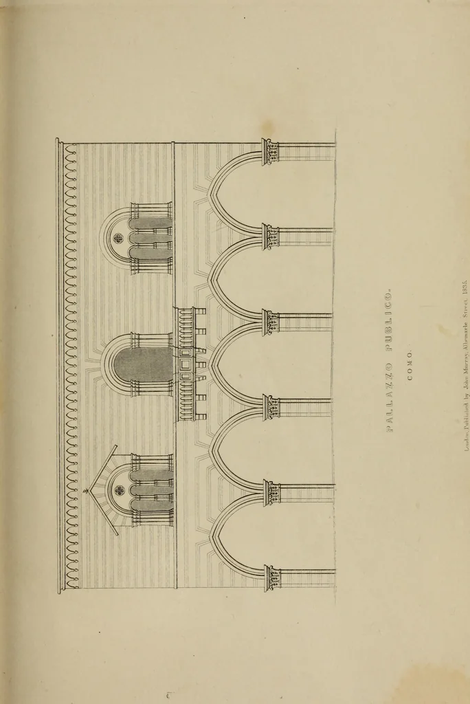 An illustration from An historical essay on architecture, 1835, leaf 128