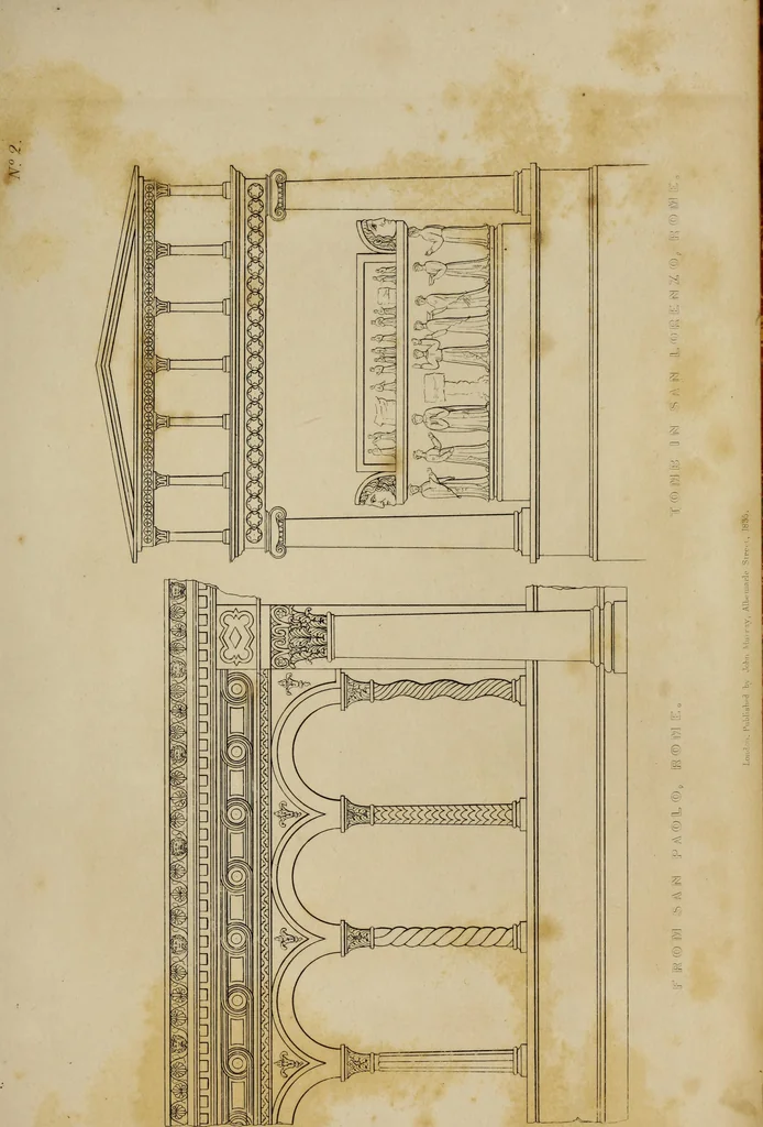 An illustration from An historical essay on architecture, 1835, leaf 14