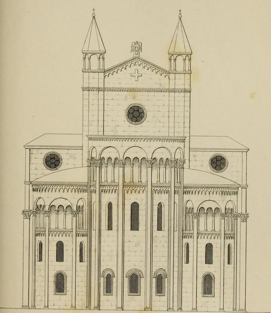 An illustration from An historical essay on architecture, 1835, leaf 152