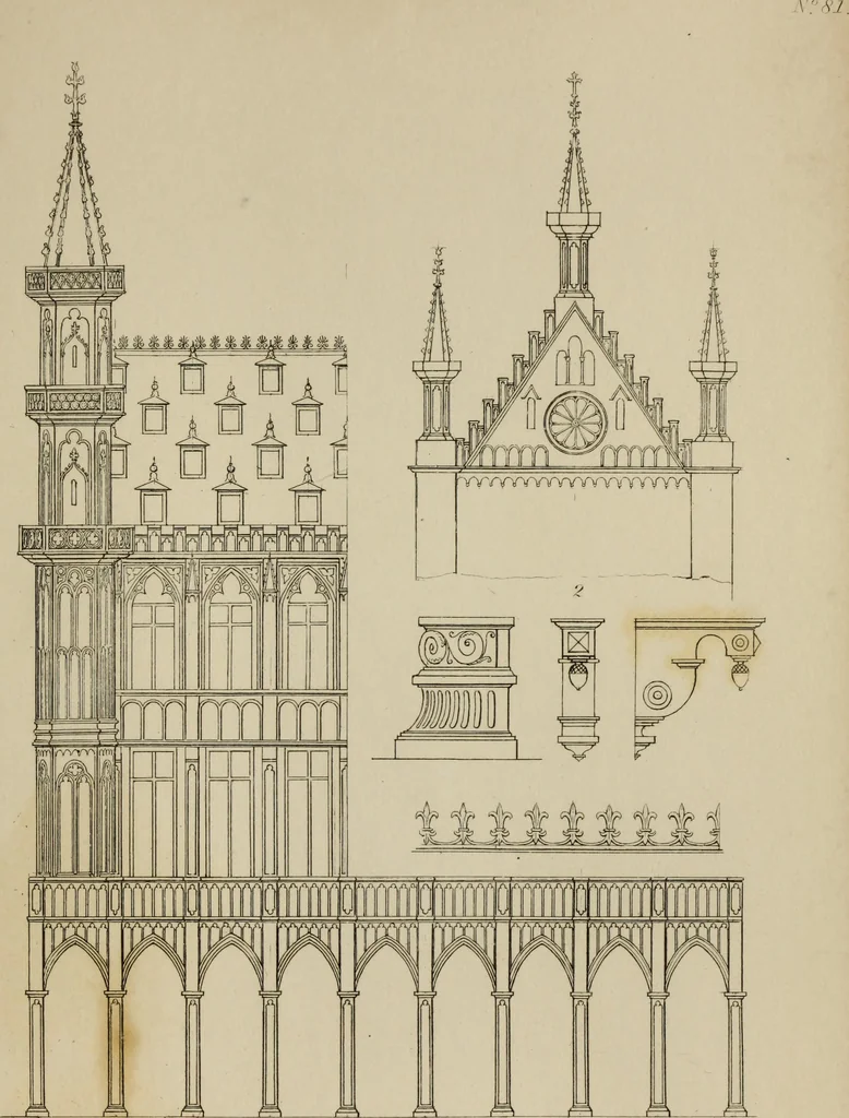 An illustration from An historical essay on architecture, 1835, leaf 176