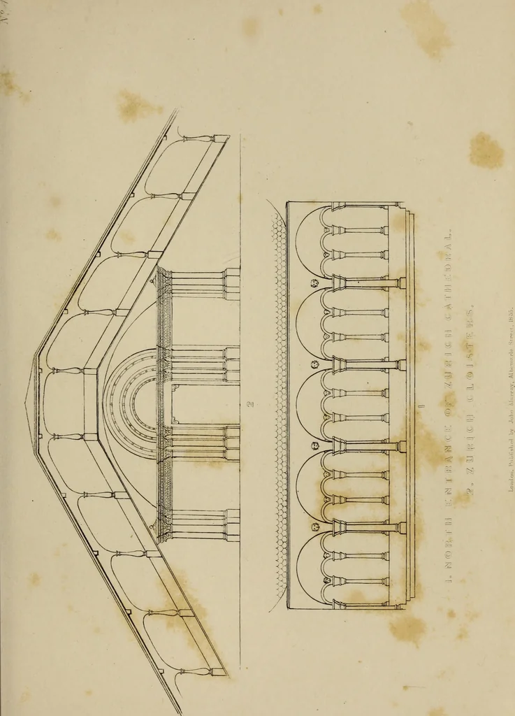 An illustration from An historical essay on architecture, 1835, leaf 18