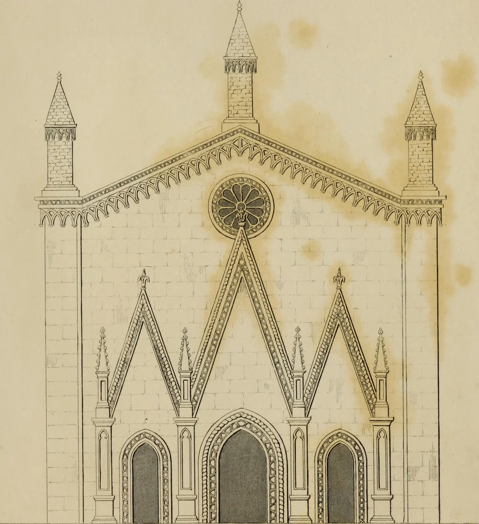 An illustration from An historical essay on architecture, 1835, leaf 198