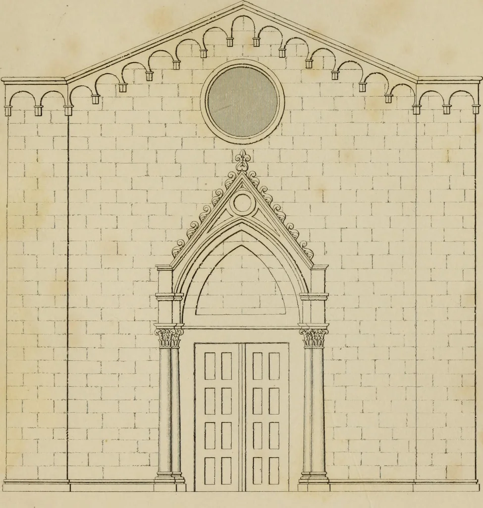 An illustration from An historical essay on architecture, 1835, leaf 208