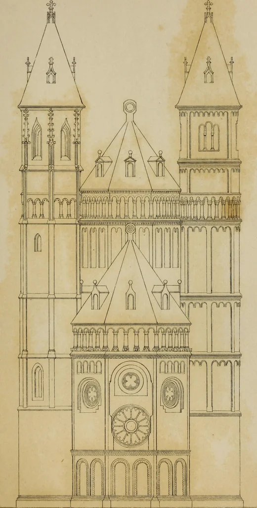 An illustration from An historical essay on architecture, 1835, leaf 42