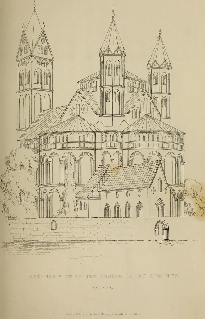 An illustration from An historical essay on architecture, 1835, leaf 54