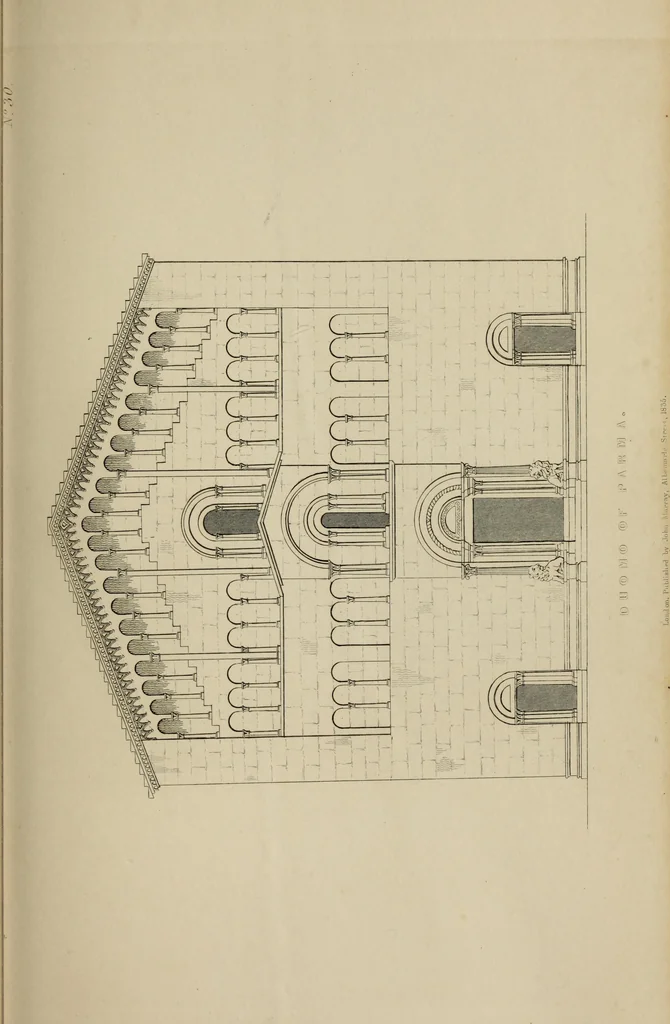 An illustration from An historical essay on architecture, 1835, leaf 70