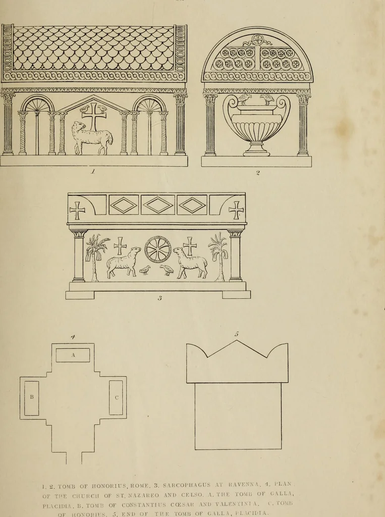 An illustration from An historical essay on architecture, 1835, leaf 82