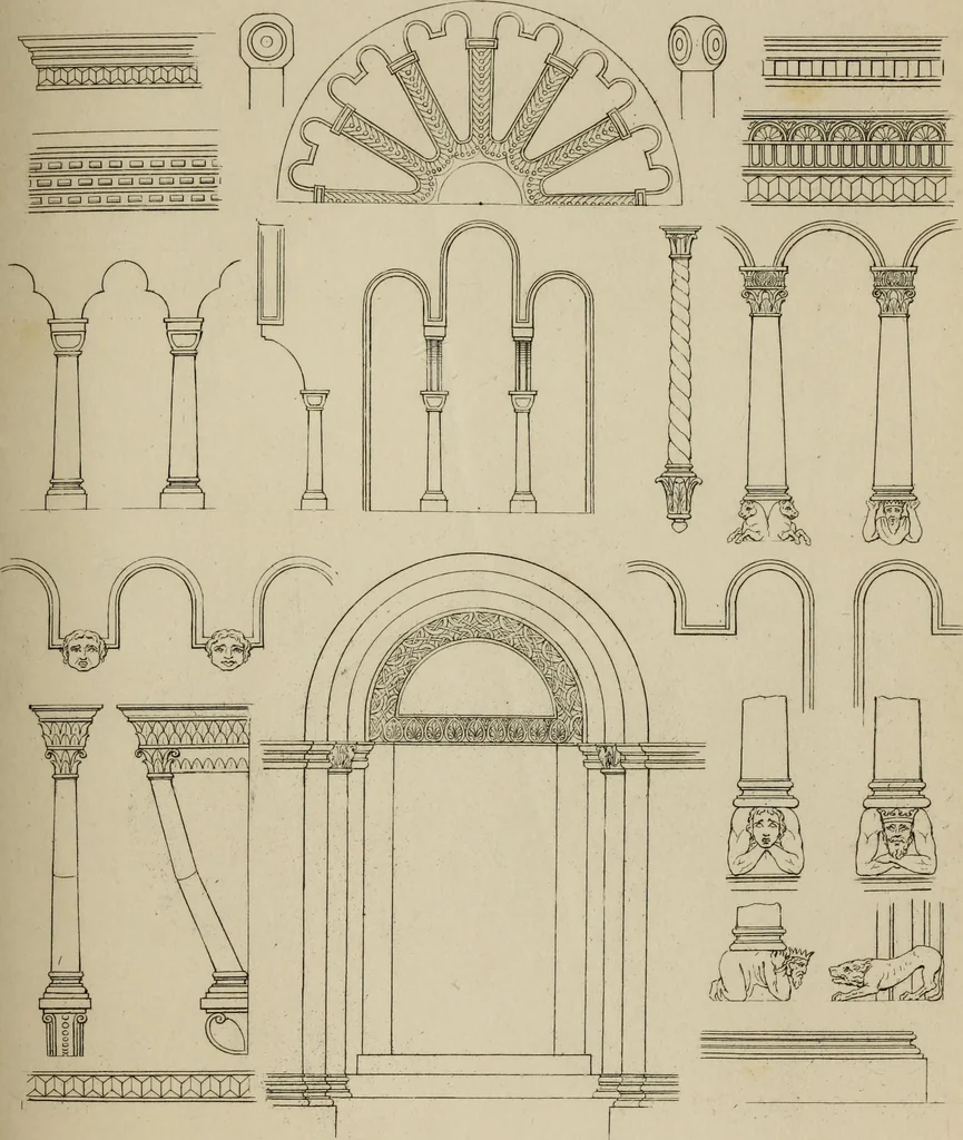 An illustration from An historical essay on architecture, 1835, leaf 92