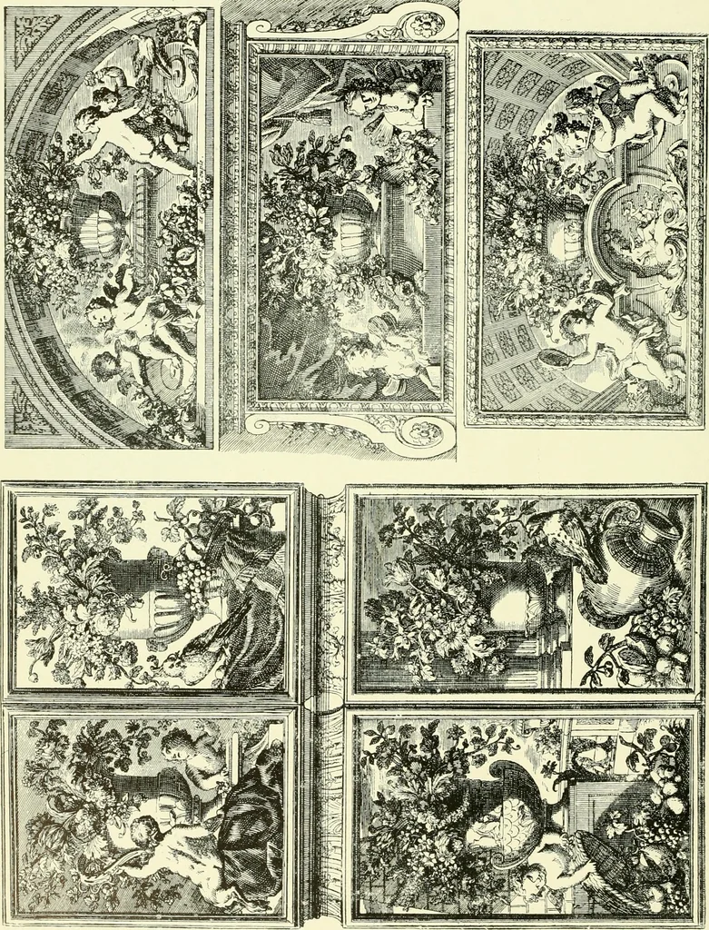 An illustration from An historical guide to French interiors, furniture, decoration, woodwork & allied arts during the last half of the seventeenth century, the whole of the eighteenth century, and the earlier part of the nineteenth, 1903, leaf 133