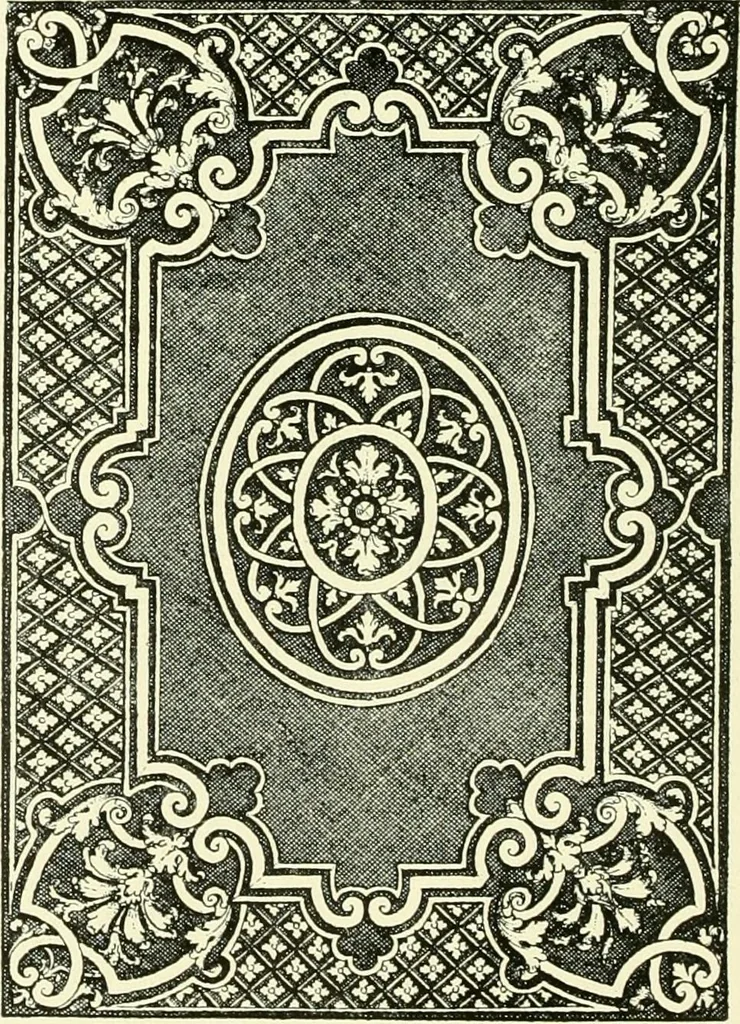 An illustration from An historical guide to French interiors, furniture, decoration, woodwork & allied arts during the last half of the seventeenth century, the whole of the eighteenth century, and the earlier part of the nineteenth, 1903, leaf 137