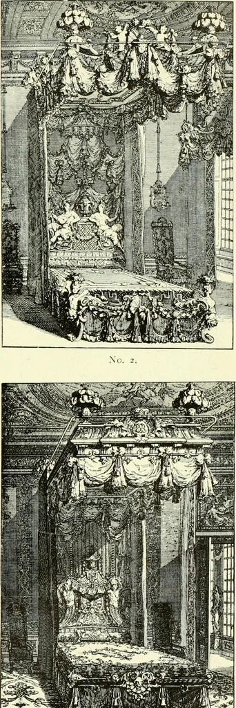 An illustration from An historical guide to French interiors, furniture, decoration, woodwork & allied arts during the last half of the seventeenth century, the whole of the eighteenth century, and the earlier part of the nineteenth, 1903, leaf 140