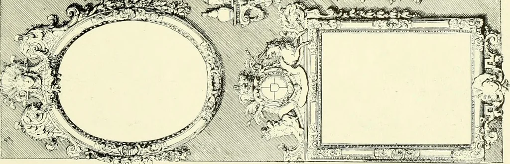 An illustration from An historical guide to French interiors, furniture, decoration, woodwork & allied arts during the last half of the seventeenth century, the whole of the eighteenth century, and the earlier part of the nineteenth, 1903, leaf 142