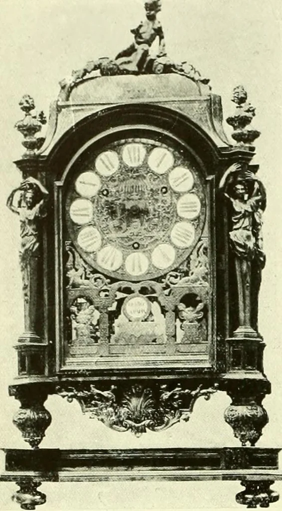 An illustration from An historical guide to French interiors, furniture, decoration, woodwork & allied arts during the last half of the seventeenth century, the whole of the eighteenth century, and the earlier part of the nineteenth, 1903, leaf 149