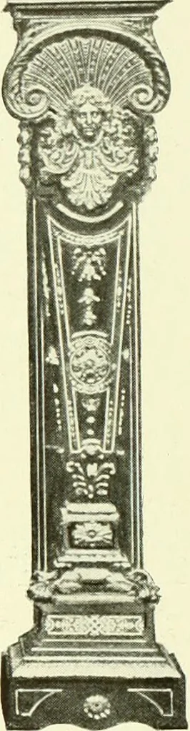 An illustration from An historical guide to French interiors, furniture, decoration, woodwork & allied arts during the last half of the seventeenth century, the whole of the eighteenth century, and the earlier part of the nineteenth, 1903, leaf 158