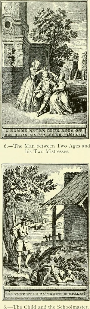 An illustration from An historical guide to French interiors, furniture, decoration, woodwork & allied arts during the last half of the seventeenth century, the whole of the eighteenth century, and the earlier part of the nineteenth, 1903, leaf 219