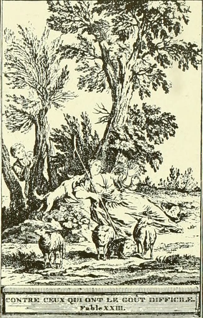 An illustration from An historical guide to French interiors, furniture, decoration, woodwork & allied arts during the last half of the seventeenth century, the whole of the eighteenth century, and the earlier part of the nineteenth, 1903, leaf 220