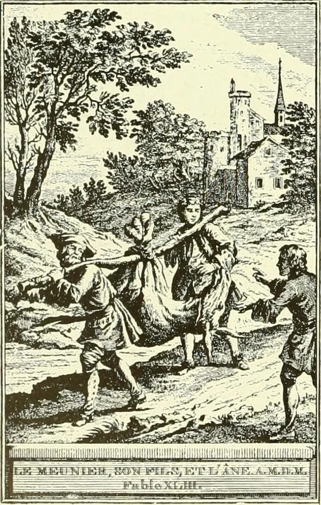 An illustration from An historical guide to French interiors, furniture, decoration, woodwork & allied arts during the last half of the seventeenth century, the whole of the eighteenth century, and the earlier part of the nineteenth, 1903, leaf 221