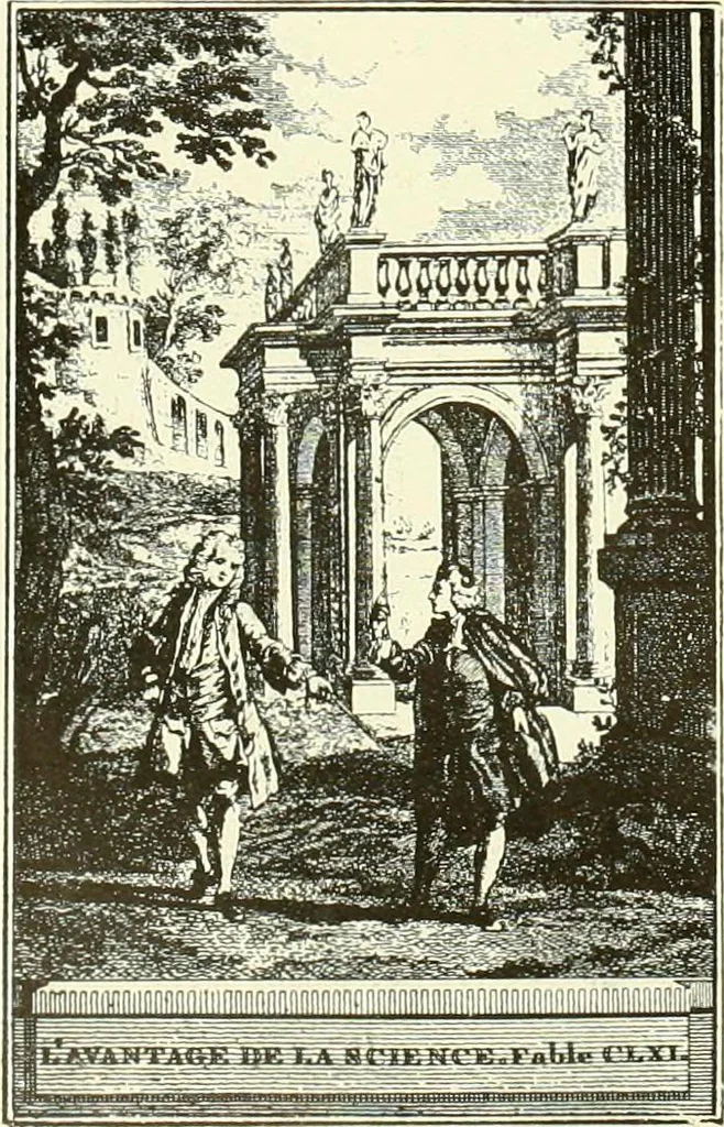 An illustration from An historical guide to French interiors, furniture, decoration, woodwork & allied arts during the last half of the seventeenth century, the whole of the eighteenth century, and the earlier part of the nineteenth, 1903, leaf 224