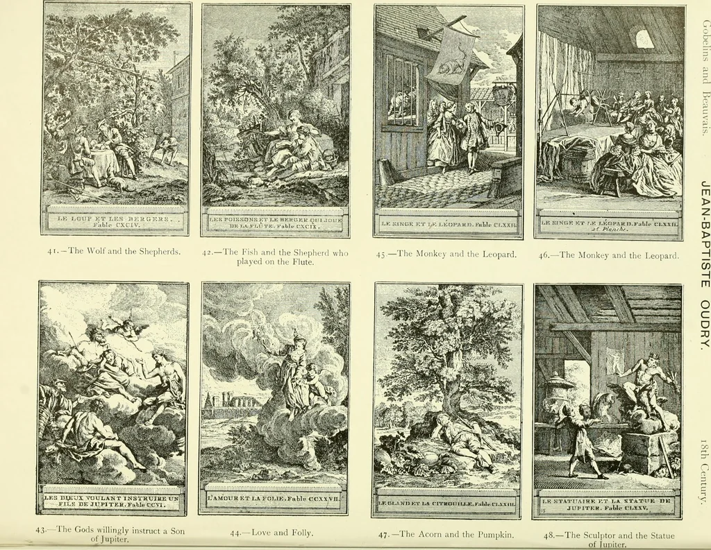 An illustration from An historical guide to French interiors, furniture, decoration, woodwork & allied arts during the last half of the seventeenth century, the whole of the eighteenth century, and the earlier part of the nineteenth, 1903, leaf 225