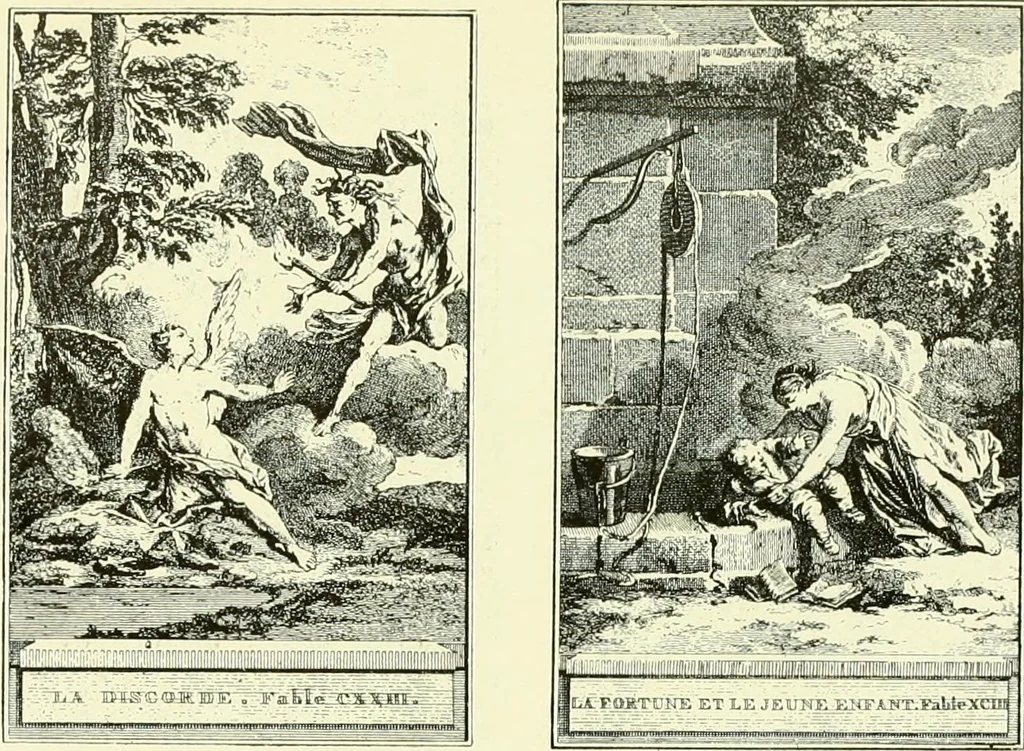 An illustration from An historical guide to French interiors, furniture, decoration, woodwork & allied arts during the last half of the seventeenth century, the whole of the eighteenth century, and the earlier part of the nineteenth, 1903, leaf 227