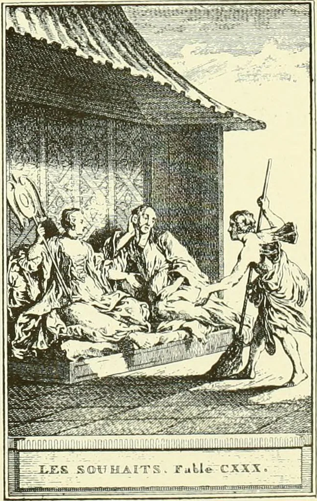 An illustration from An historical guide to French interiors, furniture, decoration, woodwork & allied arts during the last half of the seventeenth century, the whole of the eighteenth century, and the earlier part of the nineteenth, 1903, leaf 228
