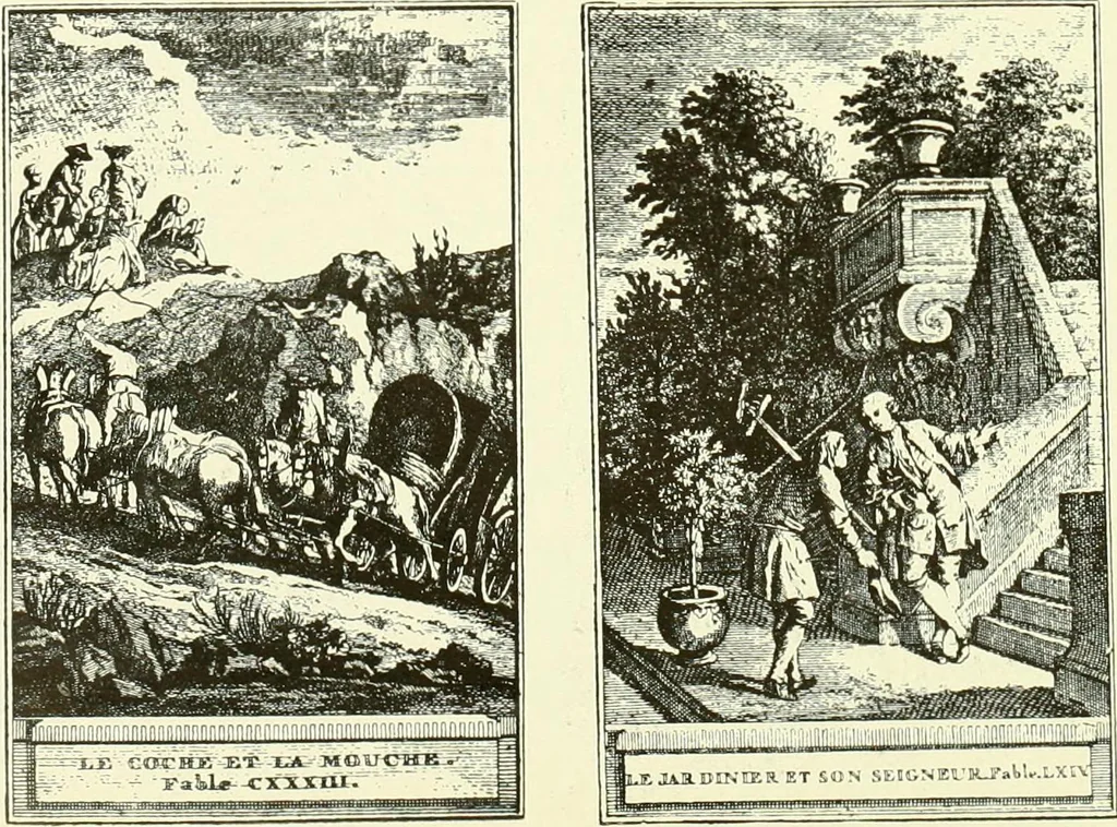 An illustration from An historical guide to French interiors, furniture, decoration, woodwork & allied arts during the last half of the seventeenth century, the whole of the eighteenth century, and the earlier part of the nineteenth, 1903, leaf 228