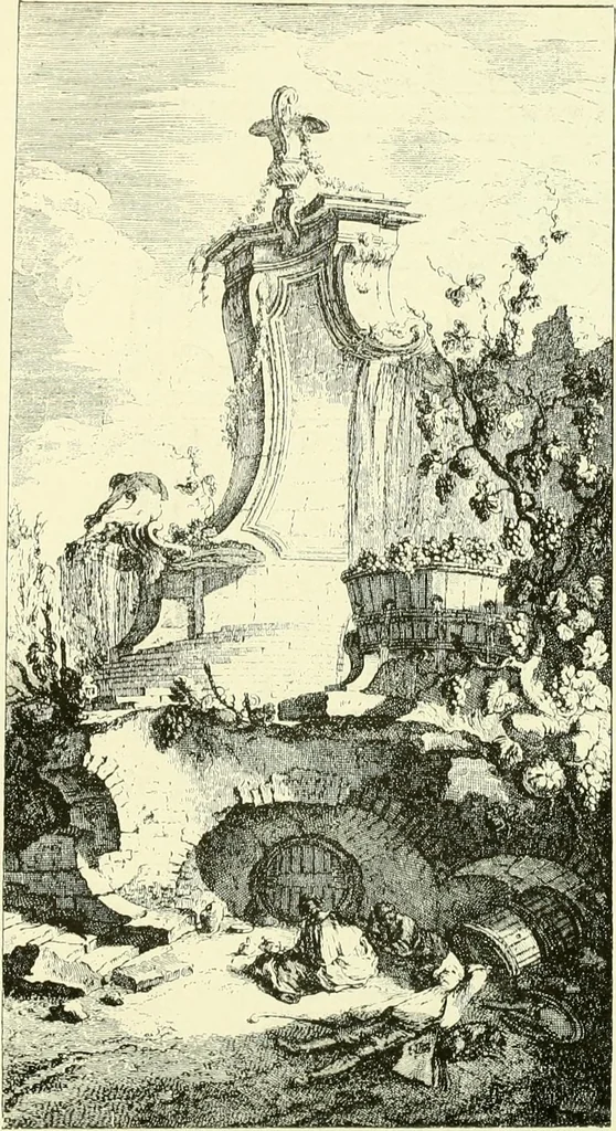 An illustration from An historical guide to French interiors, furniture, decoration, woodwork & allied arts during the last half of the seventeenth century, the whole of the eighteenth century, and the earlier part of the nineteenth, 1903, leaf 249