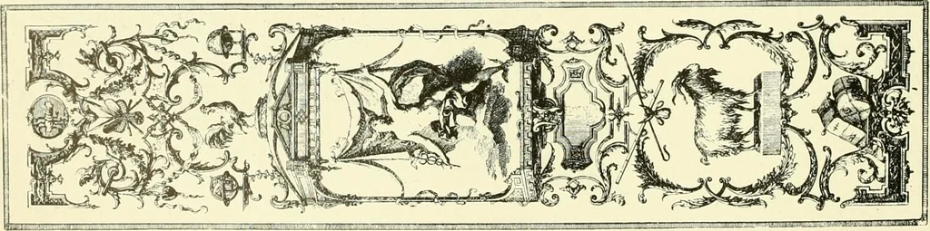 An illustration from An historical guide to French interiors, furniture, decoration, woodwork & allied arts during the last half of the seventeenth century, the whole of the eighteenth century, and the earlier part of the nineteenth, 1903, leaf 257