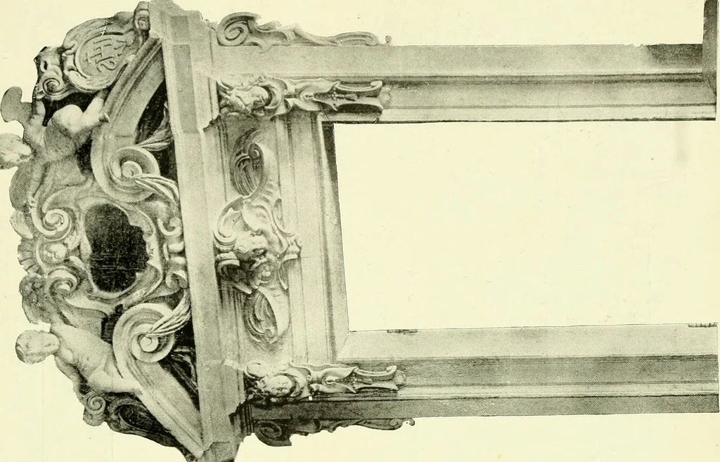 An illustration from An historical guide to French interiors, furniture, decoration, woodwork & allied arts during the last half of the seventeenth century, the whole of the eighteenth century, and the earlier part of the nineteenth, 1903, leaf 26